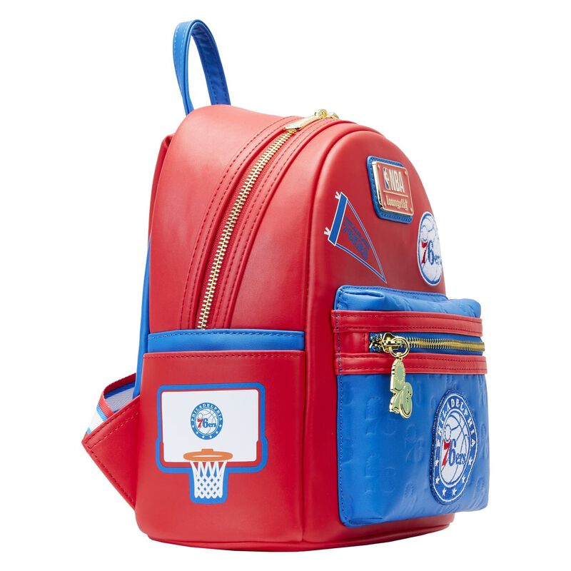 NBA Philadelphia 76ers Patch Icons Mini Backpack, , hi-res image number 4